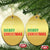 Funny Yippee Ki Yay Merry Xmas Christmas Ornament Xmas Nakatomi Plaza Hiden Text - Wonder Print Shop