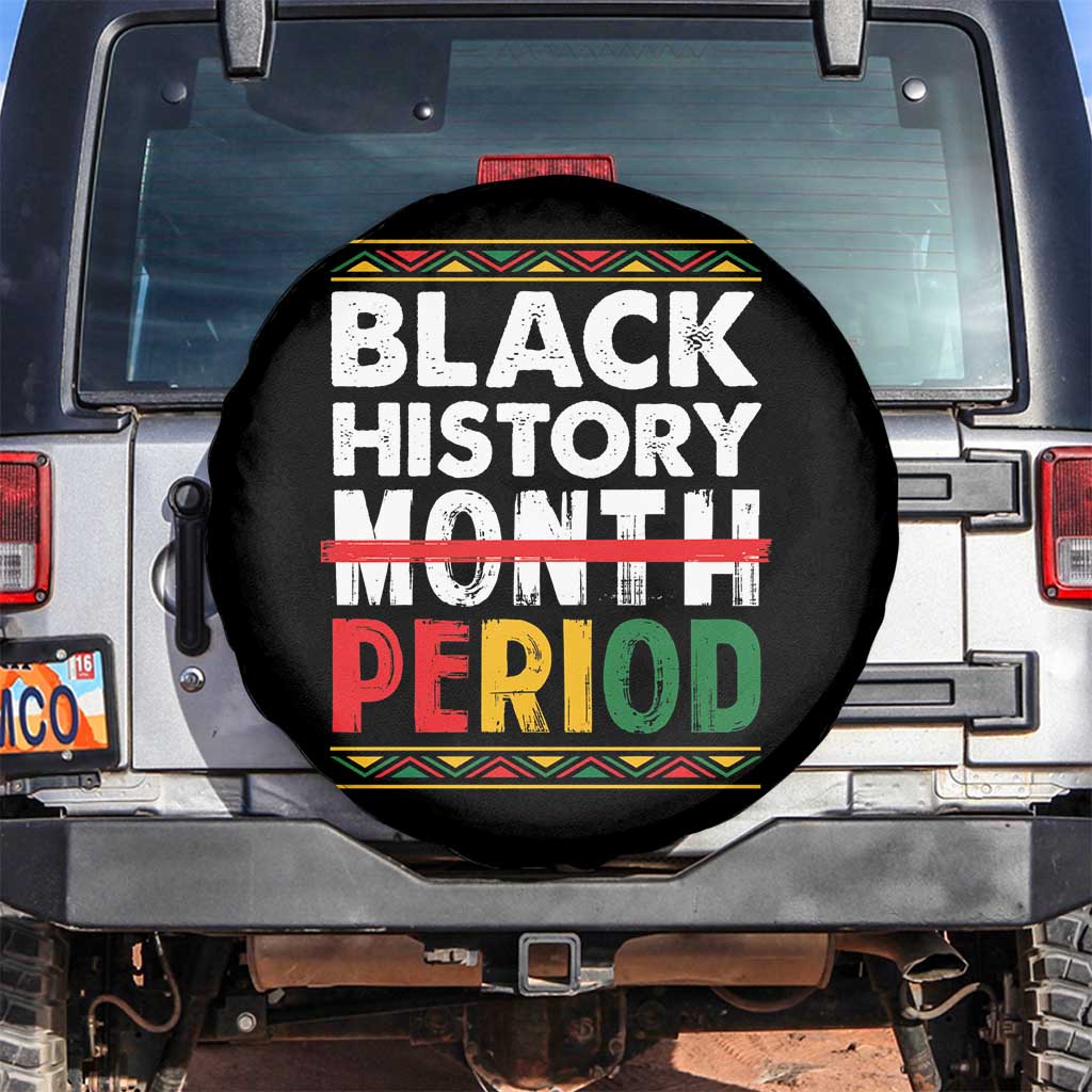 Funny Black History Period Spare Tire Cover Pride African