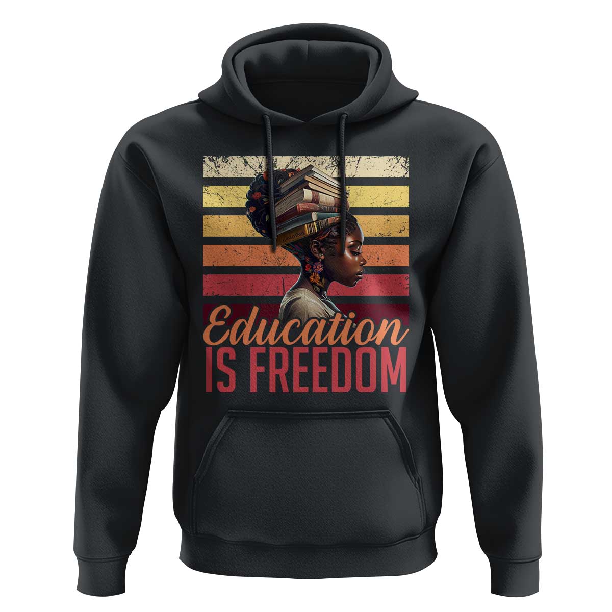 Education Is Freedom Hoodie Retro Black History Month Teacher