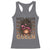 African American Pride Racerback Tank Top Melanin Queen Afro Messy Bun