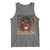 African American Pride Tank Top Melanin Queen Afro Messy Bun