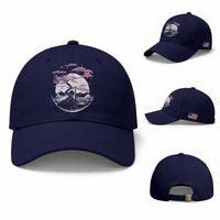 Washington DC Cherry Blossoms Monuments Memorials Japanese Style Baseball Cap