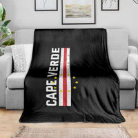 Cabo Verde Pride Vintage Jersey Cape Verdean Flag Throw Blanket