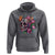 Day Of The Dead Hoodie Vintage Sugar Skull Flower Butterfly