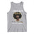 Proud Black African American Tank Top I Don't Have Attitude I've Got A Personality Glitter Print