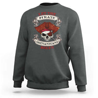 Let The Pirate Shenanigans Begin Sweatshirt Funny Crossbones Freebooter - Wonder Print Shop