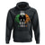 Funny St Patrick's Day Mothman Hoodie Lurky Vibes Shamrock Retro Ireland Flag