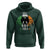 Funny St Patrick's Day Mothman Hoodie Lurky Vibes Shamrock Retro Ireland Flag