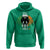 Funny St Patrick's Day Mothman Hoodie Lurky Vibes Shamrock Retro Ireland Flag