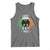 Funny St Patrick's Day Mothman Tank Top Lurky Vibes Shamrock Retro Ireland Flag