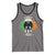 Funny St Patrick's Day Mothman Tank Top Lurky Vibes Shamrock Retro Ireland Flag