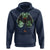 Funny St Patrick's Day Mothman Cryptid Creature Shamrock Hoodie