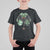 Funny St Patrick's Day Mothman Cryptid Creature Shamrock T Shirt For Kid