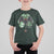 Funny St Patrick's Day Mothman Cryptid Creature Shamrock T Shirt For Kid