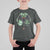 Funny St Patrick's Day Mothman Cryptid Creature Shamrock T Shirt For Kid