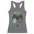 Funny St Patrick's Day Mothman Cryptid Creature Shamrock Racerback Tank Top