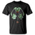 Funny St Patrick's Day Mothman Cryptid Creature Shamrock T Shirt