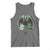 Funny St Patrick's Day Mothman Cryptid Creature Shamrock Tank Top