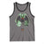 Funny St Patrick's Day Mothman Cryptid Creature Shamrock Tank Top