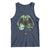 Funny St Patrick's Day Mothman Cryptid Creature Shamrock Tank Top