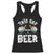 Funny Irish Beer Drinking Racerback Tank Top This Guy Needs A Beer Ireland Flag