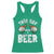 Funny Irish Beer Drinking Racerback Tank Top This Guy Needs A Beer Ireland Flag