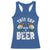 Funny Irish Beer Drinking Racerback Tank Top This Guy Needs A Beer Ireland Flag