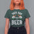 Funny Irish Beer Drinking T Shirt For Women This Guy Needs A Beer Ireland Flag