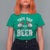 Funny Irish Beer Drinking T Shirt For Women This Guy Needs A Beer Ireland Flag