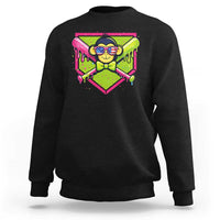 Party Monkey Baseball Drip Funny Animals Lover Sweatshirt