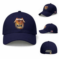 Autism Skeleton Rocker Baseball Cap Hardcore Rock Style Artwork