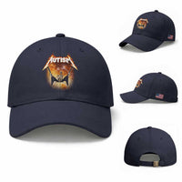 Autism Skeleton Rocker Baseball Cap Hardcore Rock Style Artwork