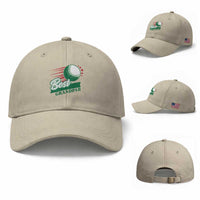Golfing Dad Baseball Cap Best Grandpar Golf Ball Father's Day