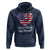 Baseball Hoodie Love Of Country And Base Ball Vintage Heart USA Flag - Wonder Print Shop