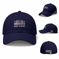 Keep The Immigrants Deport The Racists Baseball Cap Vintage Star