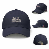 Keep The Immigrants Deport The Racists Baseball Cap Vintage Star