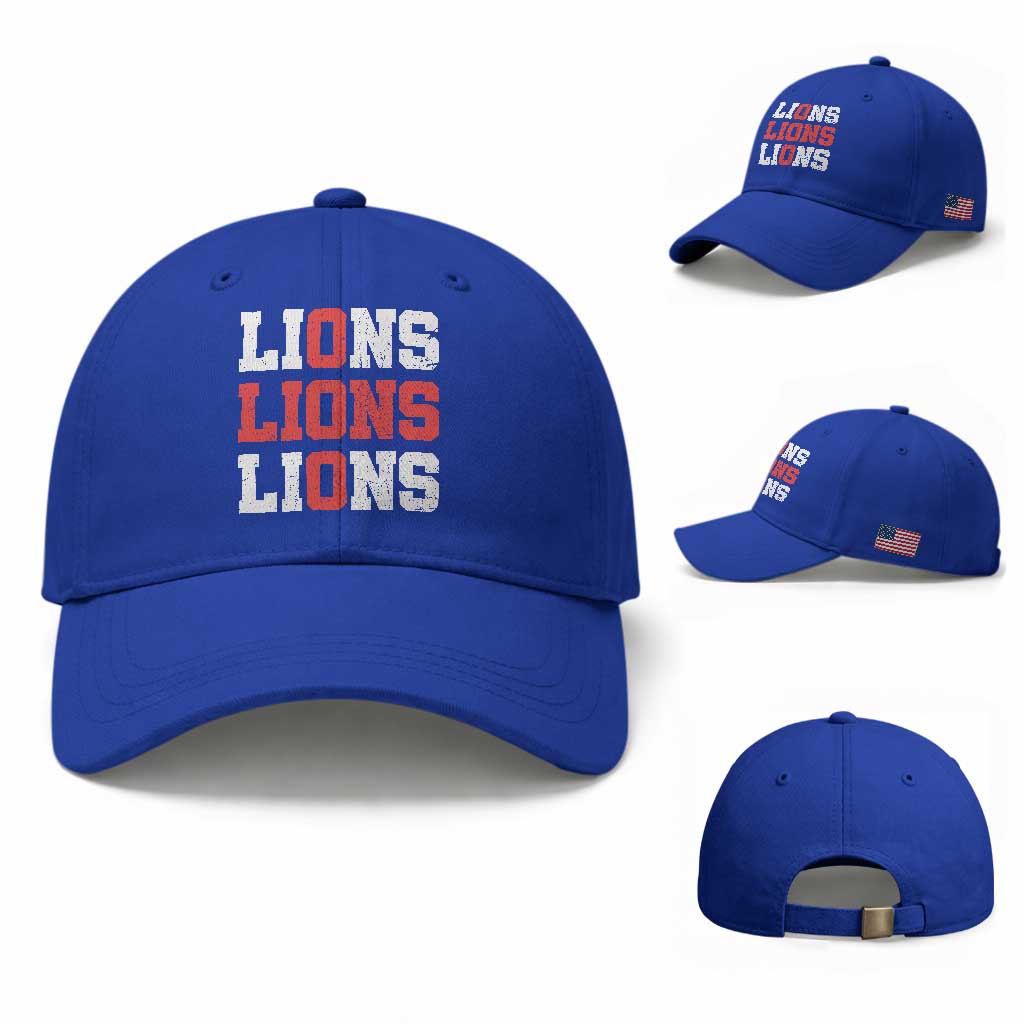 England Lions Soccer English Pride Baseball Cap