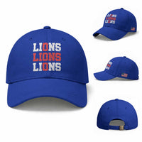 England Lions Soccer English Pride Baseball Cap