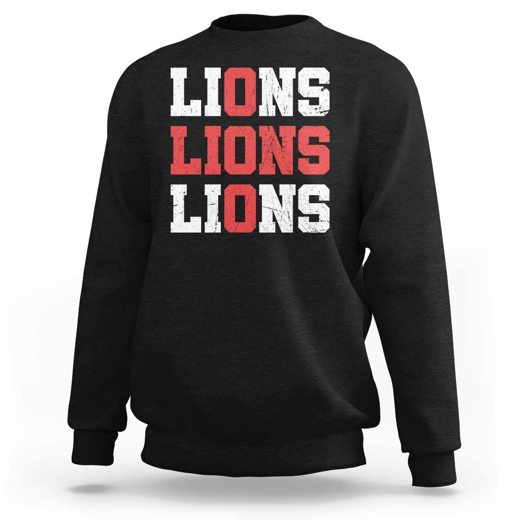 England Lions Soccer English Pride Sweatshirt