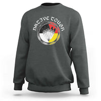 Native Tough Sweatshirt Indian American Medicine Wheel Feathers - Wonder Print Shop