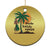 Xmas In Hawaii Christmas Ornament Mele Kalikimaka Retro Hula Girls Santa Hat - Wonder Print Shop