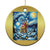 Yule Goat Christmas Ornament Yule Starry Night Winter Solstice Xmas Vincent Van Gogh - Wonder Print Shop