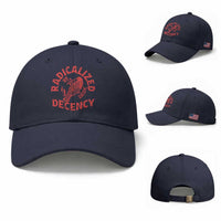 Radicalized By Basic Decency Baseball Cap Feminist Activist