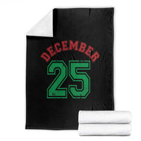 December 25 Christmas Sport Jersey Number Xmas Throw Blanket - Wonder Print Shop
