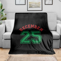 December 25 Christmas Sport Jersey Number Xmas Throw Blanket - Wonder Print Shop