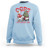 Funny Oops I Got Another Tree Funny Christmas Goose Sweatshirt - Wonder Print Shop