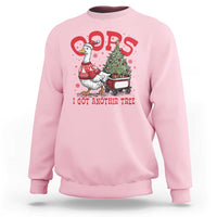Funny Oops I Got Another Tree Funny Christmas Goose Sweatshirt - Wonder Print Shop