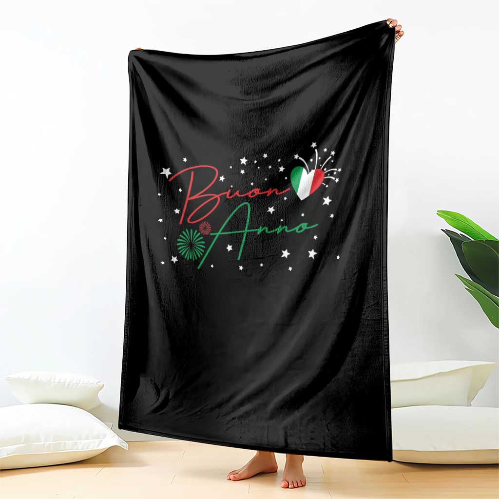 Funny Buon Anno Itlalian New Year Throw Blanket - Wonder Print Shop