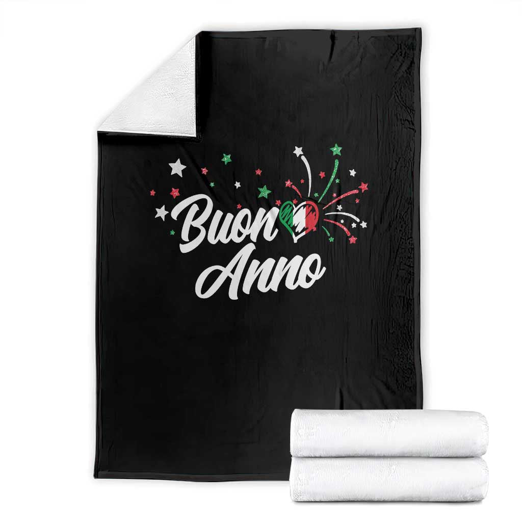 Funny Buon Anno Itlalian New Year Throw Blanket Italy Heart - Wonder Print Shop