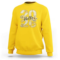 Hello New Year 2026 Vintage Floral Patchwork Quilt Sweatshirt - Wonder Print Shop